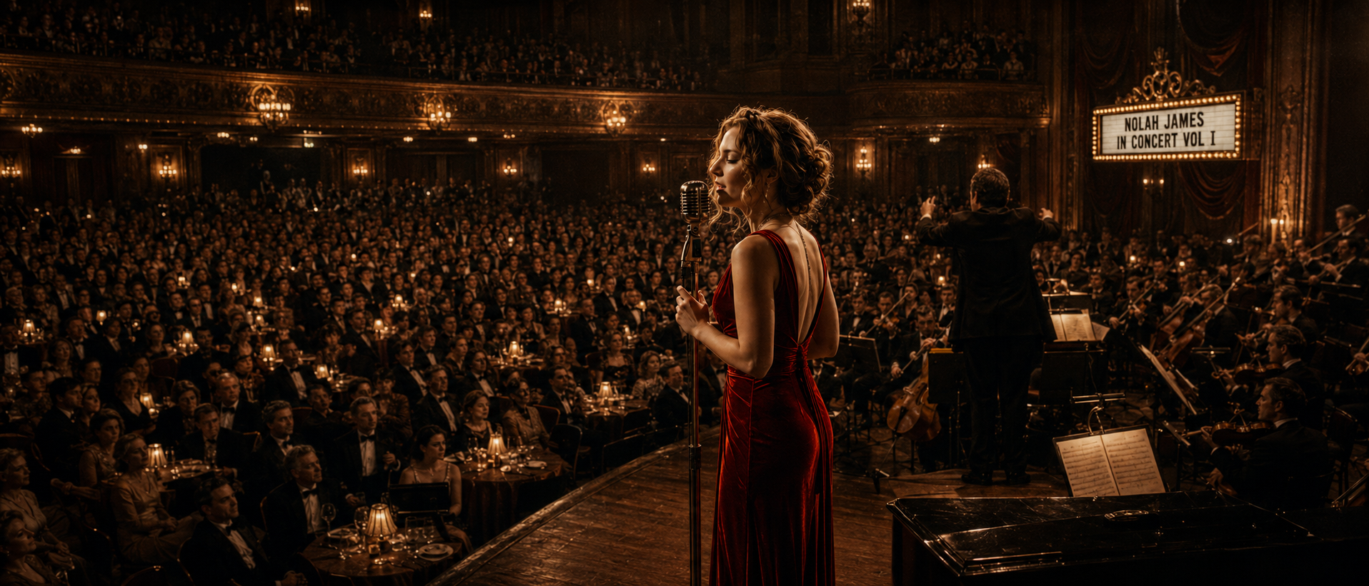 The audience on the historic night in 1959